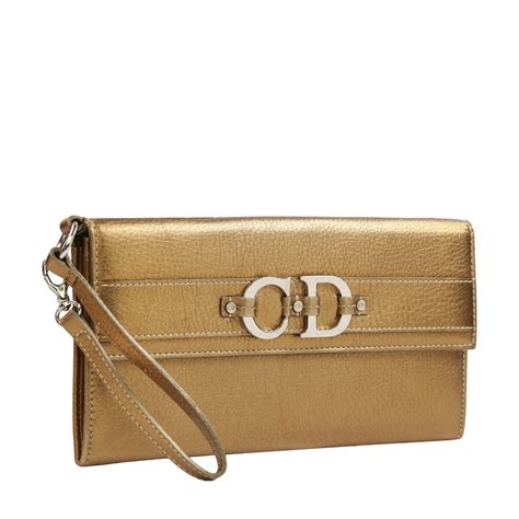 christian dior wristlet.